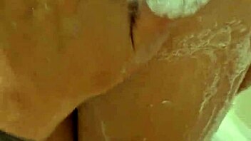 Sexy amateur wife sucks cock before mutual masturbation in bathroom