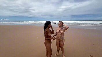 Blonde Latina pornstar assfucked wildly on beach admiring nature!