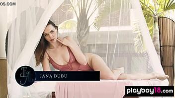 I love how this busty Ukrainian babe Gloria Sol strips and teases on the table