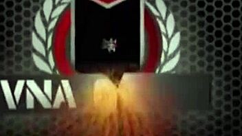 Cum on Nina Kayys tits while Carmen Valentina sucked his dick.