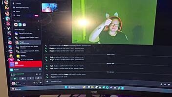 I grab that redhead gamer girl for BBC pounding and creampie between her intense sessions.