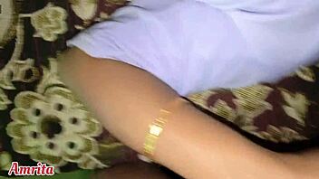 step sister enjoys first time indian desi massage in bathroom with husband.