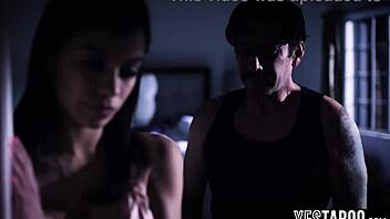 Big tits latina teen 18+ lets desperate man rail her! Can you handle this intense action?