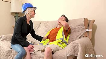 british mature jacy dives into passionate encounter with younger partner, exploring every desire