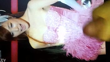 Cumming on Sexy Asian Lingerie of Korean Lady Tiffany Marmalade