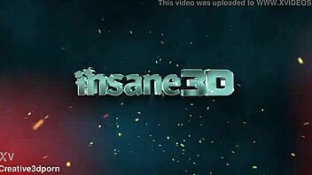 Wedding night turns into wild 3d bdsm orgy surprise for the cute young bride