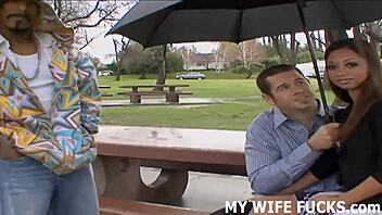 i love how you watch me get fucked by big cock while tied up