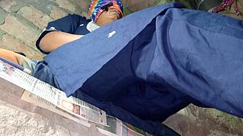 Indian Desi Girl Enjoys Passionate Outdoor Sex in Garden with Squirting and Creampie