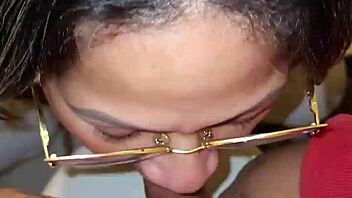 oh god, my best friend's mom caught me jerking with her thong and sucked me off until i came in her mouth