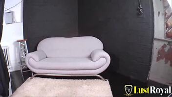 i feel so excited watching this teen blonde on the casting couch, her big tits and shaved pussy turning me on wildly