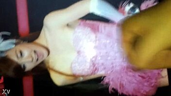 Cumming on Sexy Asian Lingerie of Korean Lady Tiffany Marmalade