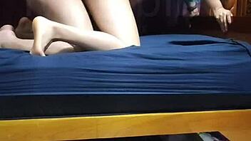 So this cute Mexican otaku slut let me fuck her ass on the bed after the convention