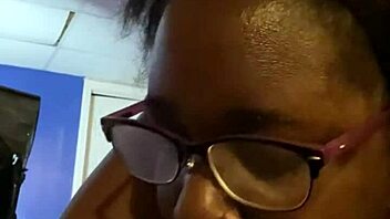 Naughty ebony teases with dildo in creamy hairy pussy. Solo session gets wet and wild.