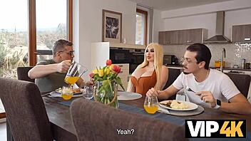 I feel so naughty banging this hot bimbo with big fake tits and shaved pussy