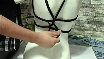 Curious about tying breasts in a peruvian bdsm tutorial style