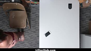 teen caught and punished in lingerie section - lifterhub