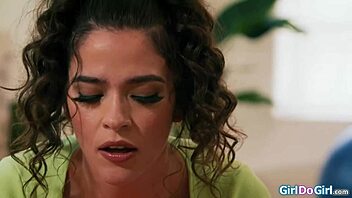 We Double Strapon Fuck Hot Petite Latina Lesbian Yoga Teacher With Toys