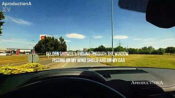 two latinas having blast in my new car