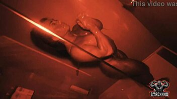 Ever wondered about muscular blonde cougar Ruby Muscle getting wet and wild in interracial shower scene?