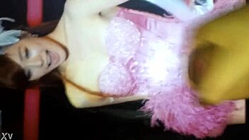 Cumming on Sexy Asian Lingerie of Korean Lady Tiffany Marmalade