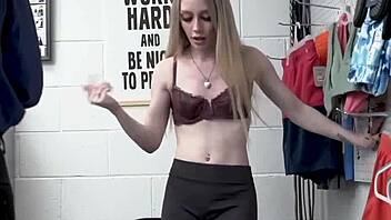 shoplifterxx - blonde slut emma starletto gets hardcore fuck for shoplifting 😏