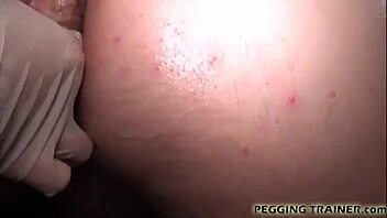 Dominant Figure Uses Strapon To Penetrate Virgin Ass In Intense Anal First Time With Bdsm Elements