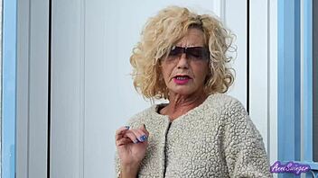 After a tiring day, she relaxed in the bedroom with toys leading to an intense orgasm.