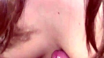 Hot Babe Gives Passionate POV Blowjob With Deepthroat And Ball Licking To Blonde With Big Natural Tits