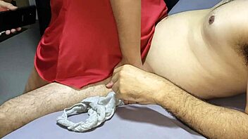 Bi Cuckold Sucks And Shares Massive Cock With Hubby In Hot 3some Action