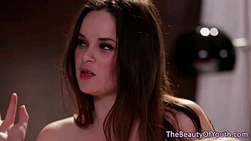 young sapphic babes with piercings dive into muff and tongue action in passionate 69