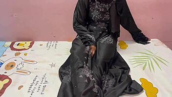 hot muslim hijab girl gets pounded hard in intense yoga session