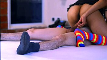 Shy petite Indian college teen cheats with her aunt's companion in a hidden hotel room, reaching intense orgasm in tight missionary