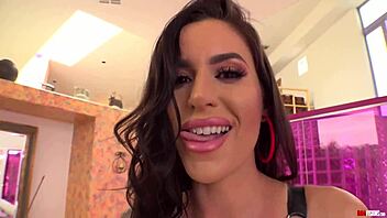 tattooed slut gia dimarco takes deep anal pounding with ass to mouth and cum swallowing