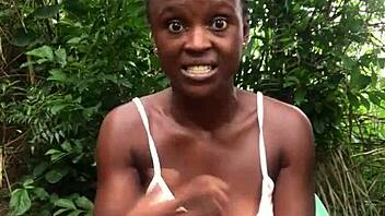 What Makes This Cute Redhead Go Crazy Twerking and Showing Saggy Tits?