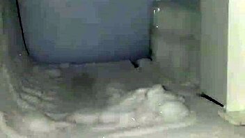 oh wow i'm prepping my penis with ice to pound that tight pussy hard!