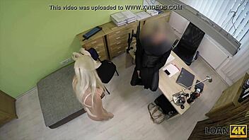 loan4k agent can't wait to push his cock into adorable blanche's pussy 😏