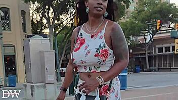 ebony couple heats up kitchen with passionate kissing and intense connection