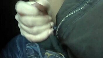 Public airplane handjob blowjob Lexi Aaane