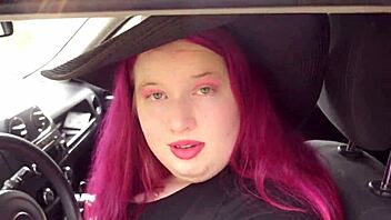 Oh man, transgender bbw pinky got pulled over by that hot tranny cop for outdoor anal action!