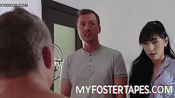 New foster milf becky bandini welcomes teen judy jolie to home by sneaking in bedroom