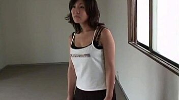 Sweet young Japanese girl takes small penis insertion for passionate hairy pussy fuck.