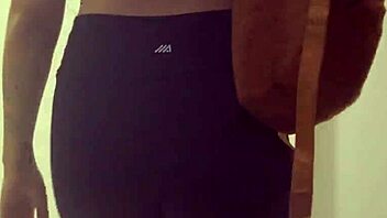 pawg flaunts her anal plug and gets fucked by the apartment window