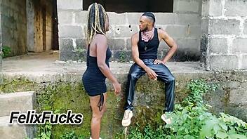 Jasmine Candy Faces Trouble From Area Boys Dominated By Fjelixx Fat Cock In Rough Outdoor Action