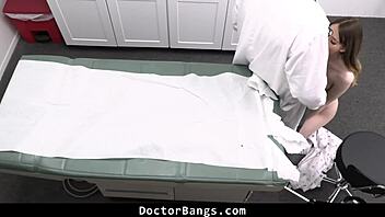 Shy teen virgin begs doctor to hide her secret during intimate exam