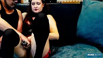 Redhead Violet Spice returns for an intense session of hardcore sex with doggystyle and missionary positions in a casting interview.