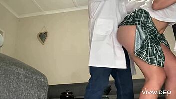 Oh No! Teacher Caught Fucking a Female Student With Handjob Action