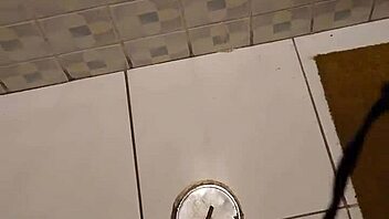 oh god, my best friend's mom caught me jerking with her thong and sucked me off until i came in her mouth