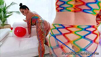 curvy babes eat whipped cream