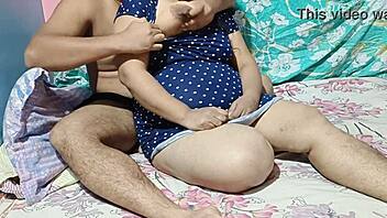 Real homemade sex with moaning Indian wife getting pounded hard!