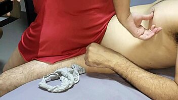 Bi Cuckold Sucks And Shares Massive Cock With Hubby In Hot 3some Action